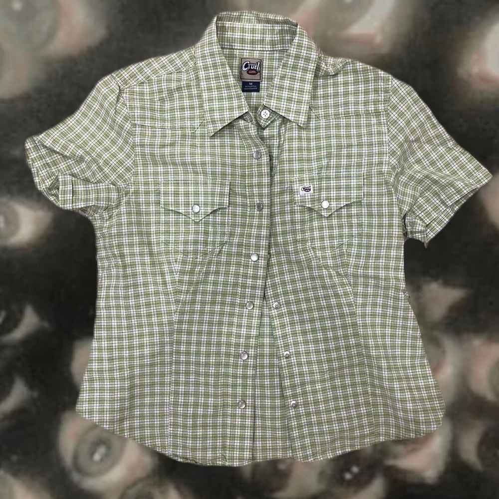 Super cool Cruel Girl plaid button up